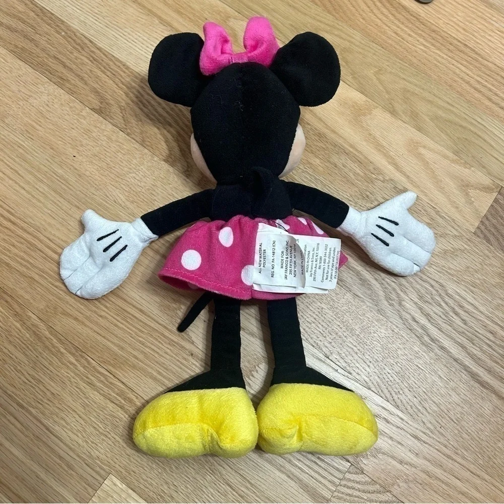 Disney Minnie Mouse Plush Stuffed Animal Pink Kids Toy